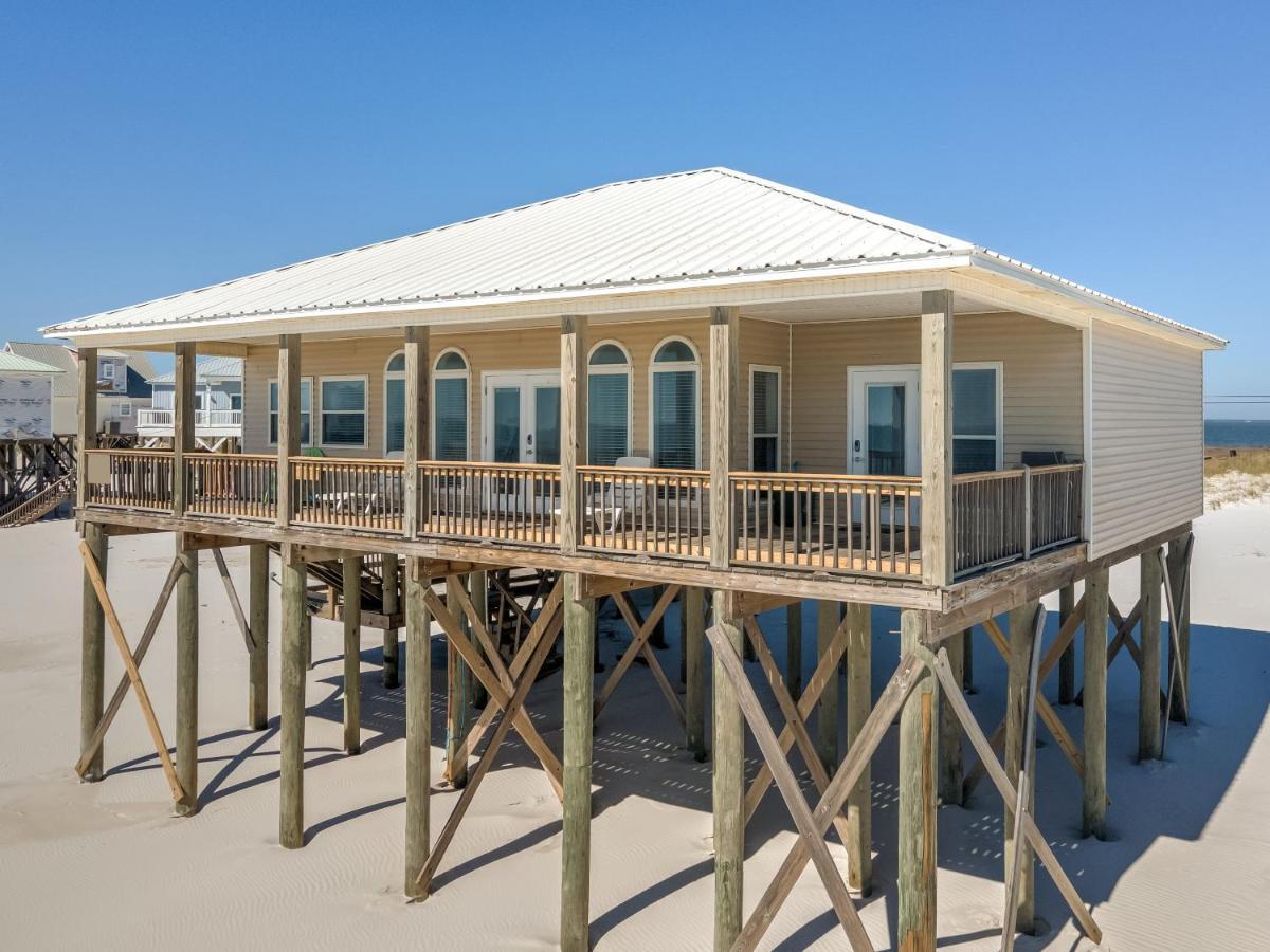 Marisol - Pet Friendly And Gulf Front! Enjoy The Large Deck With Amazing Views! Home Dauphin Island Exterior foto