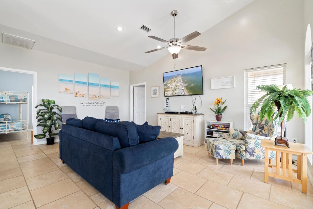 Marisol - Pet Friendly And Gulf Front! Enjoy The Large Deck With Amazing Views! Home Dauphin Island Exterior foto